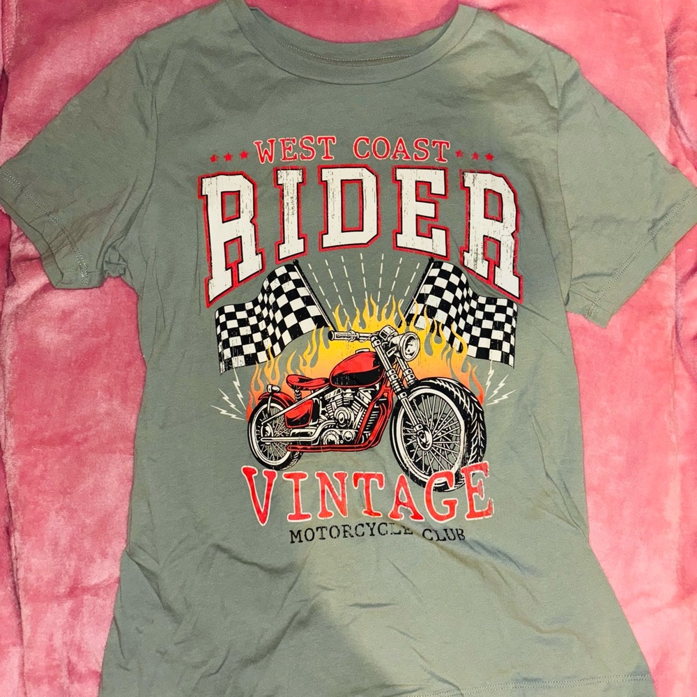 West Coast Rider Vintage Tee - Green